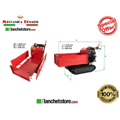 MOTOCARRIOLA MECCANICA BENASSI MB5000 500 KG Rib.Idraulico