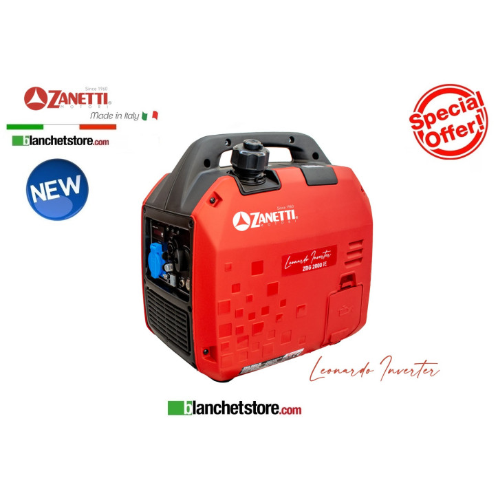 Power generator Leonardo inverter Zanetti ZBG 2000iSE 220V 1.8Kw