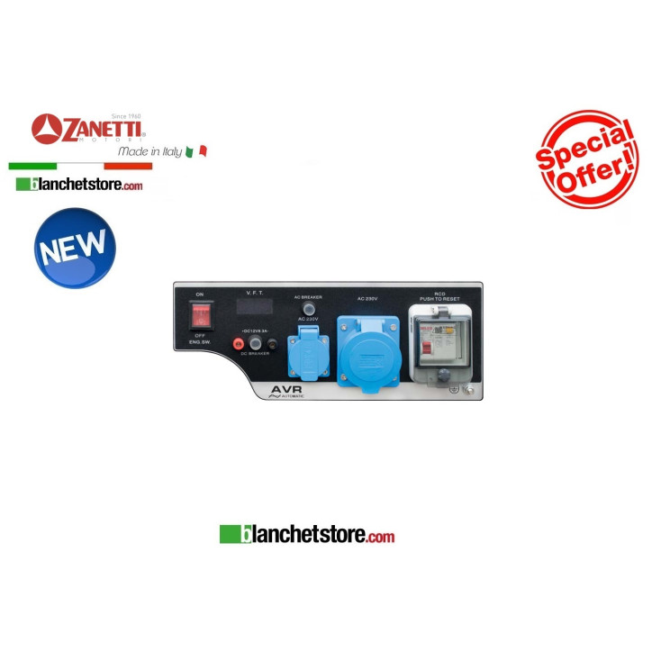 Power generator Zanetti ZBG 4500B C AVR 220Volt 4.4Kw