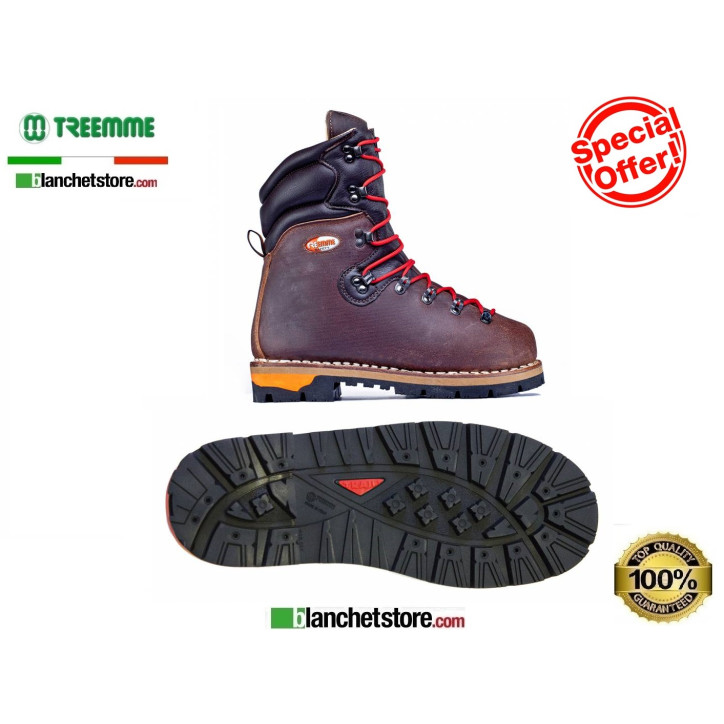 Treemme cut-resistant boot in water-repellent cowhide 1189 N.40