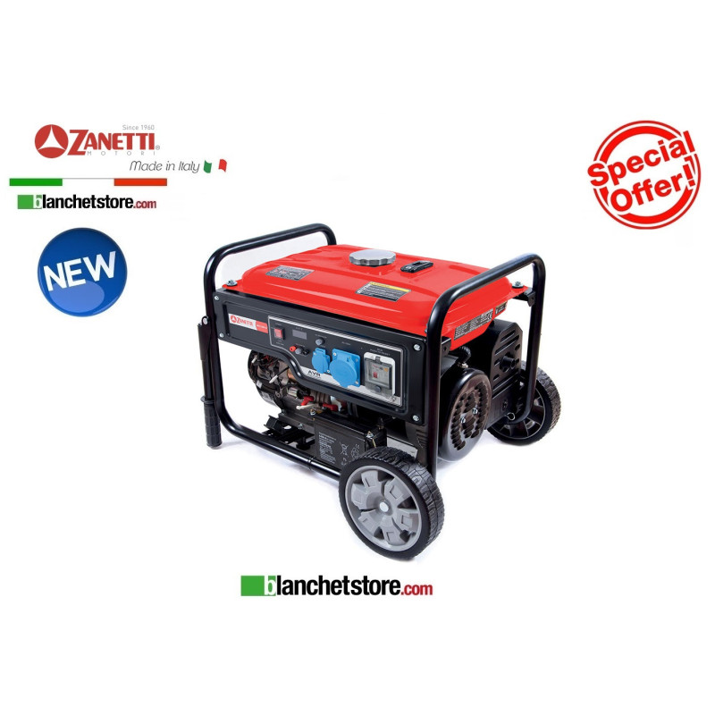 Generatore Zanetti ZBG 5500 CEA con AVR 220Volt 5,5kW A.EL.