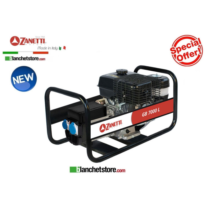 Power generator Zanetti GB 7000 L petrol 220Volt 7,0Kw