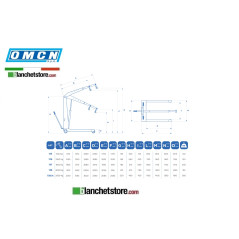 GRU IDRAULICA A CARRELLO OMCN ART.135 0,5 TON