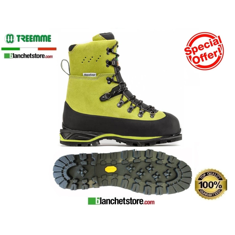 Stivale boscaiolo antitaglio pelle acquastop 91208/1 N.40 Green