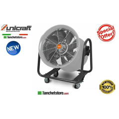 VENTILATORE PORTATILE UNICRAFT MV80 FLUSSO ARIA 252Mc/Min 220V