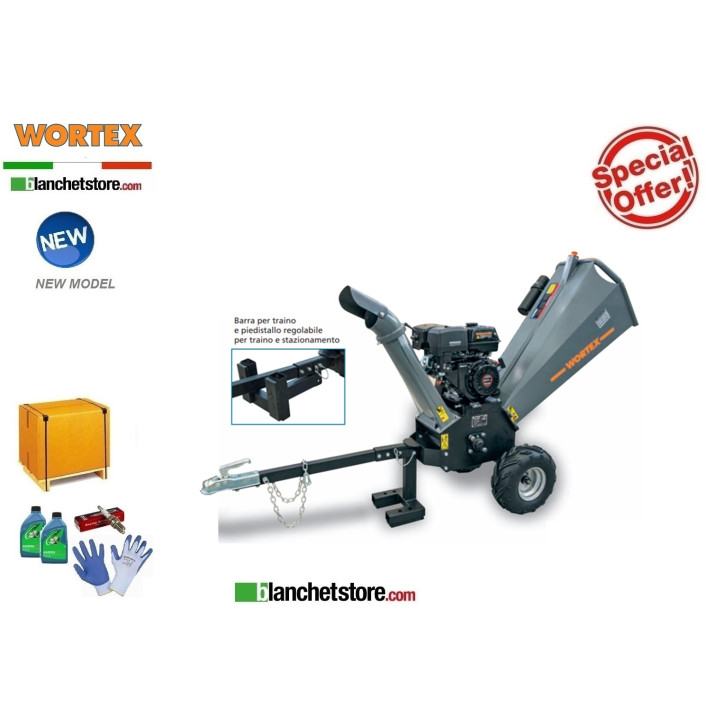 Broyeur Thermique Wortex Drake D420/120L moteur Loncin G420