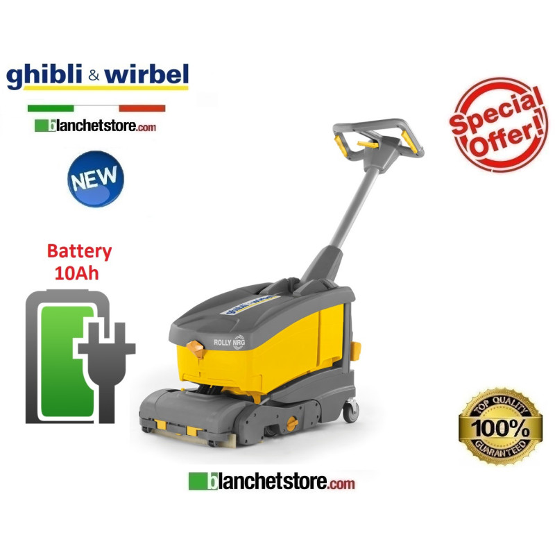 Lavasciuga pavimenti Ghibli Rolly NRG 11 M 33 BC 10Ah 270W