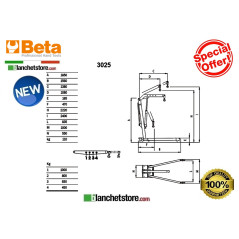 GRU IDRAULICA PIEGHEVOLE BETA ART.3025 1 TON