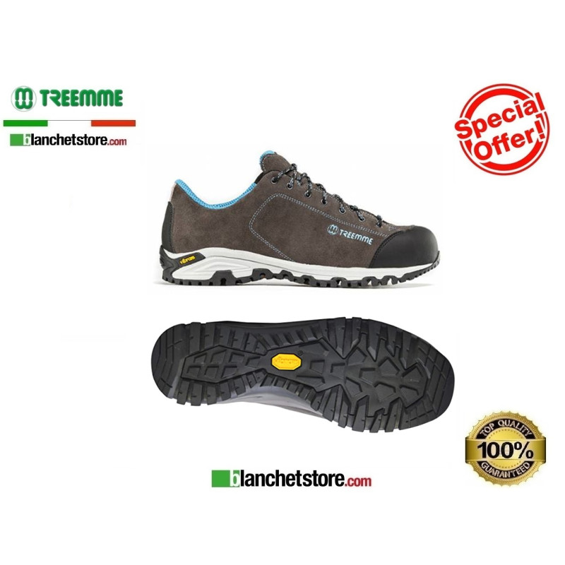 Scarpa bassa in pelle treemme 1479 N.38 con puntale grigia