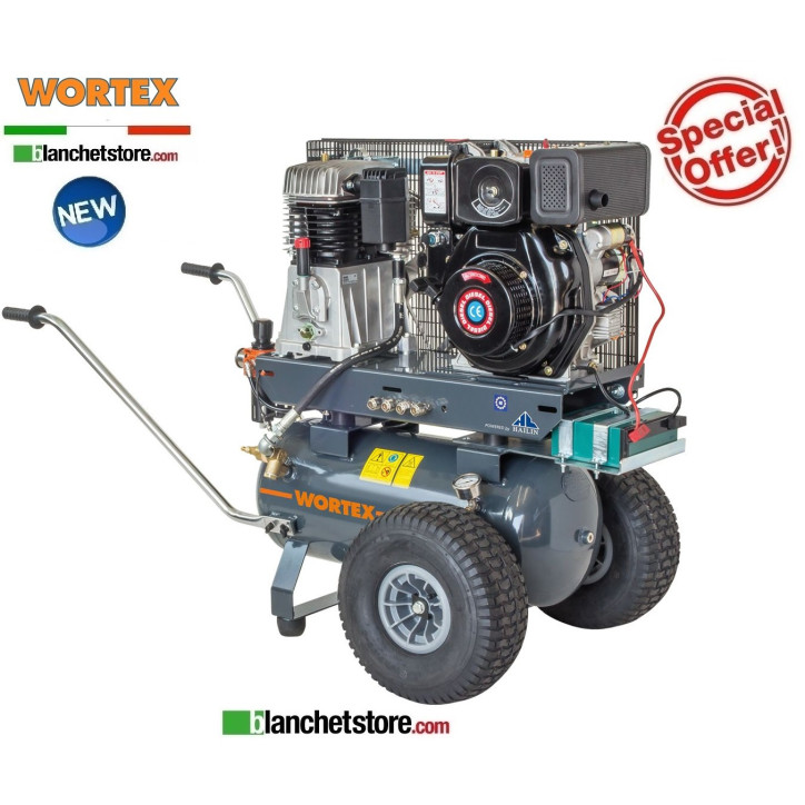 Compresseur DThermique Wortex GVD 50/900 NB7 50LT Loncin 9.5HP