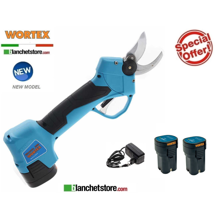 Ciseaux electriques sans fil Wortex Piranha 20-M 2 batteries