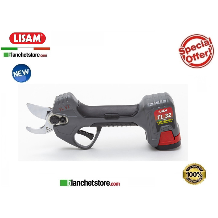 Battery electric shears Lisam TL 32 2 batteries 16.8V 2,6A