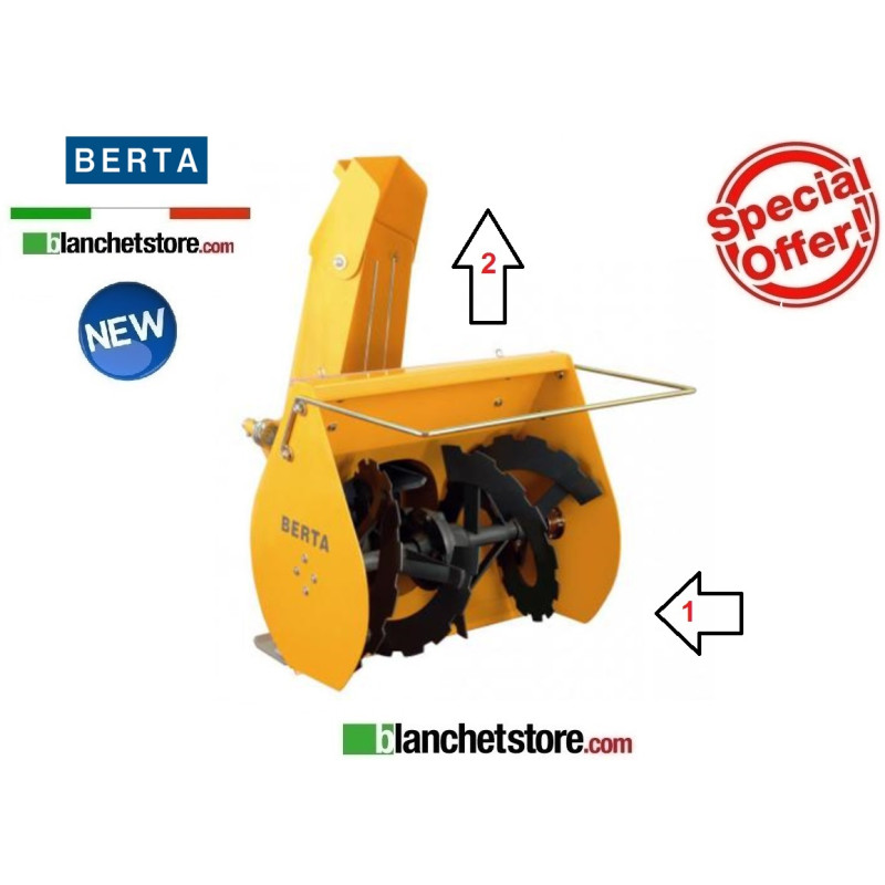 FRESA TURBINA BERTA 2 STADI 70 PER MOTOCOLTIVATORE FERRARI