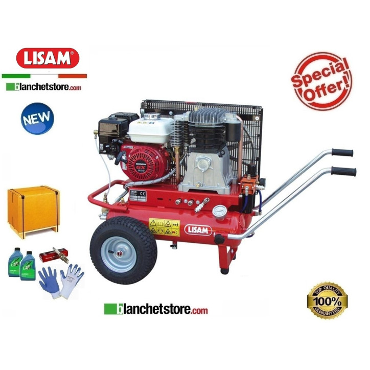 Motocompressore a benzina LISAM LM 600/30 Honda GX200