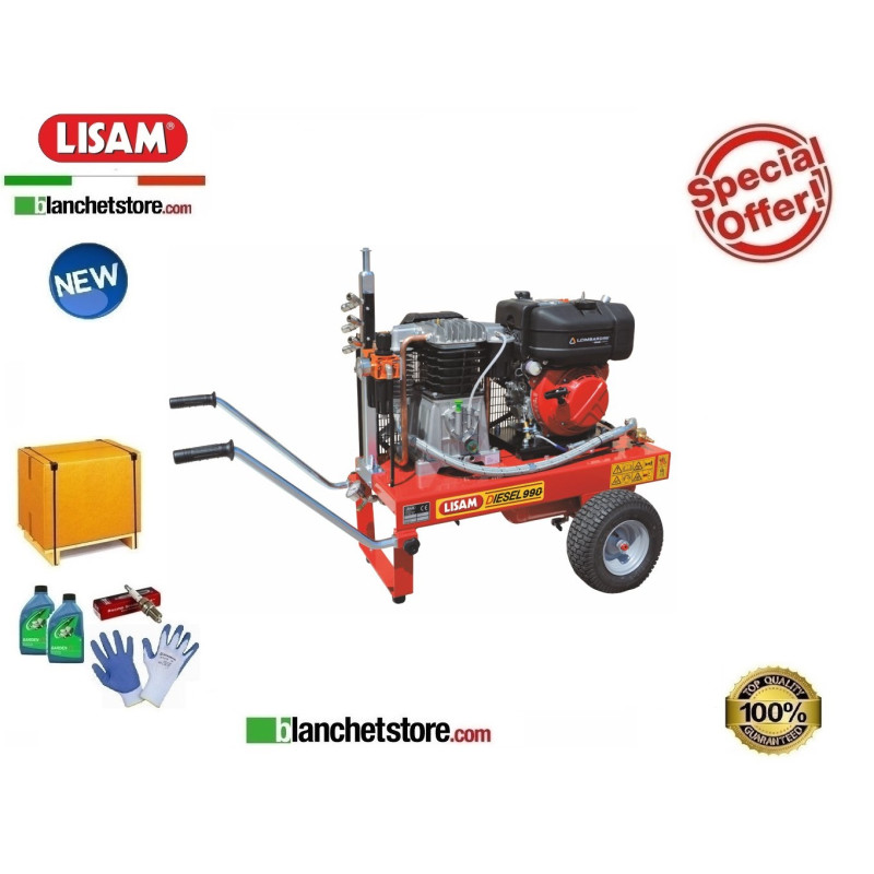 Motocompressore Diesel LISAM LM 900 A.E. Lombardini 15 LD 350