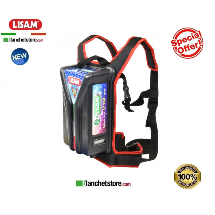 Shoulder battery LISAM 12 Volt -56 Ah