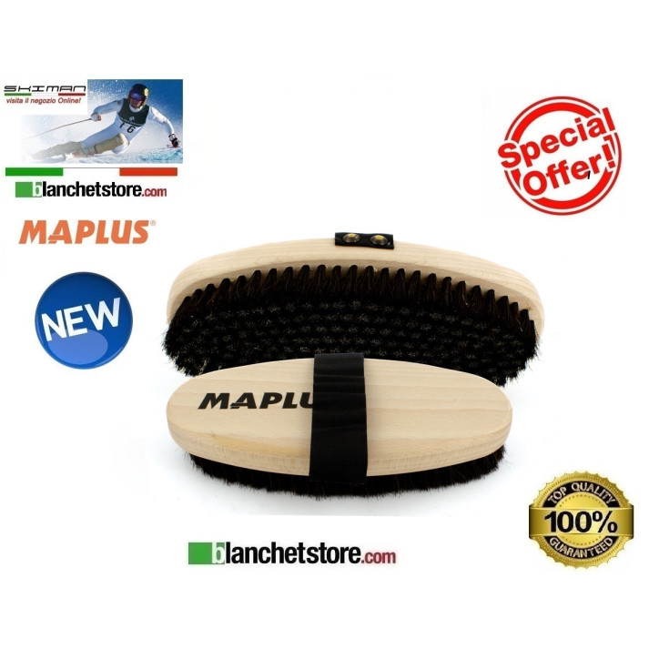 Oval Brush Maplus ski and snow soft steel MTO127