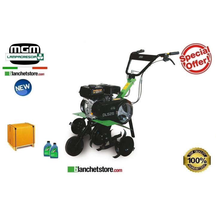 Motobineuse Lampacrescia DL525 Moteur Loncin LC170 Equipee avec Fraises 85cm