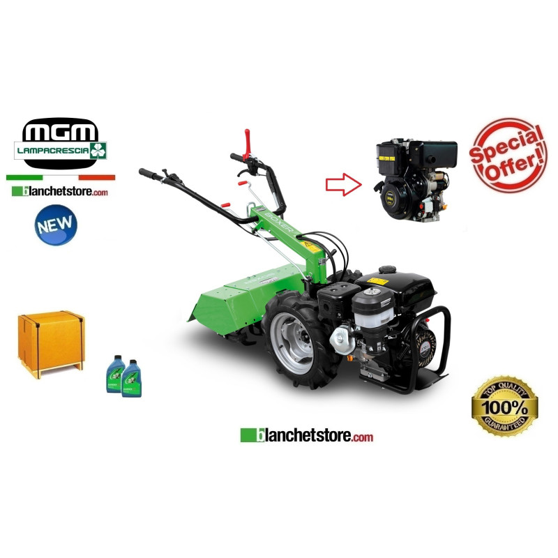 Motocoltivatore Lampacrescia Boxer Diesel loncin D350F Fresa 60