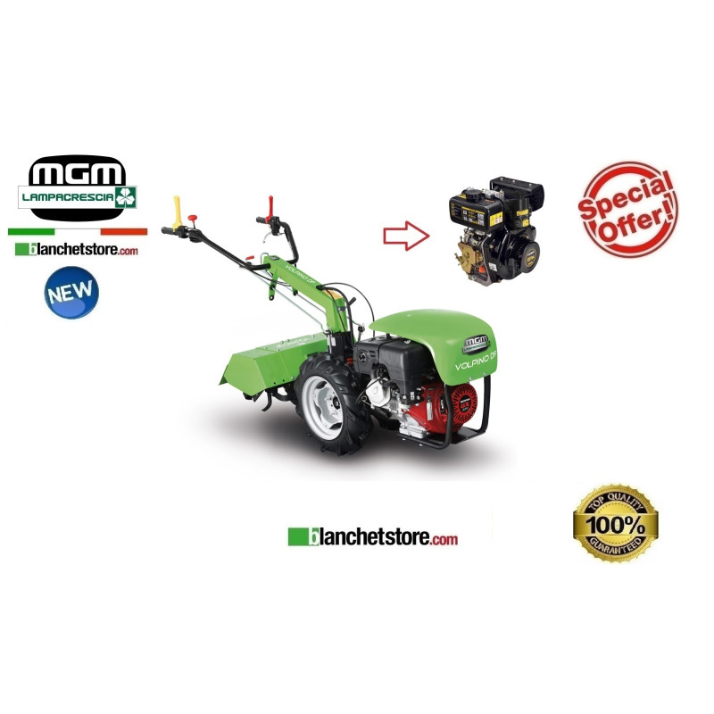 Motocoltivatore Lampacrescia Volpino DF Diesel Loncin Fresa 60CM