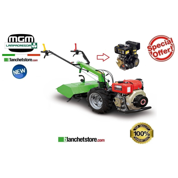 Motoculteur Lampacrescia Castoro DF EKO Diesel Lncin Fraise 65cm