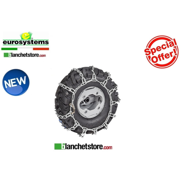 Chaine a neige pour pneus Tractor 15x6.00-6 Eurosystems P70