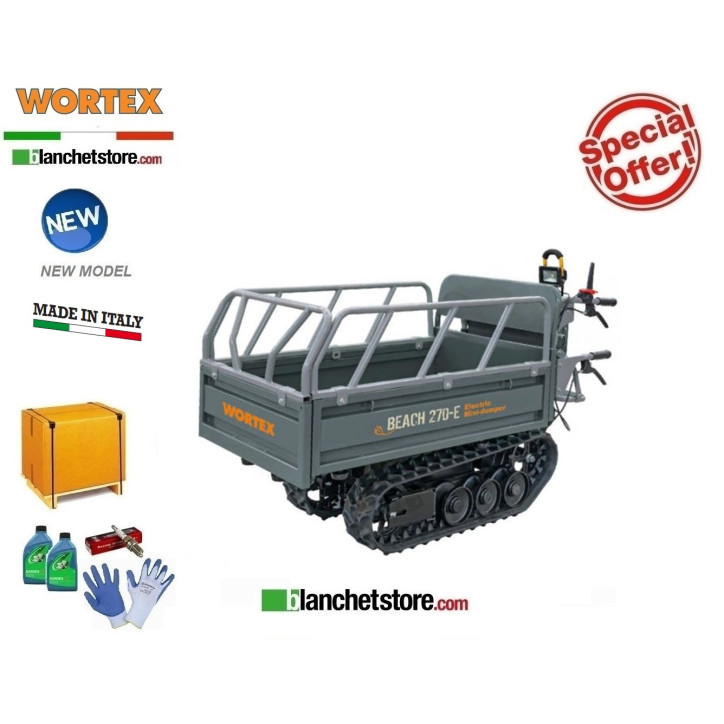 Wheelbarrow Dumper Wortex Beach 270E 450 KG Manual. Overt