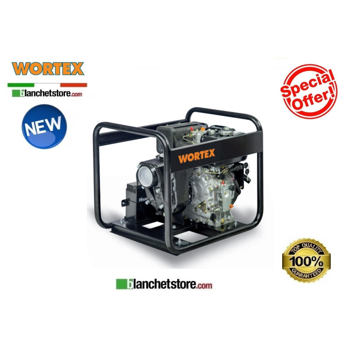 Pompe a eau Diesel Wortex HWG 3 auto-amorcage 6.0HP