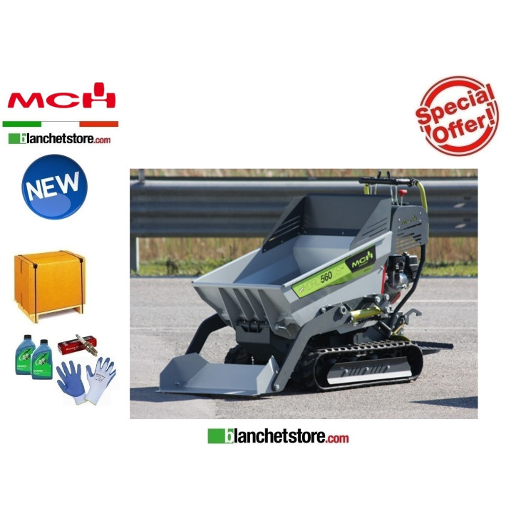 Brouette autochargeuse MCH H560CS-L Loncin 208 500KG Hydrostatique Basculement Hydraulique