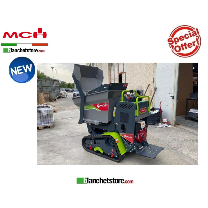 Brouette autochargeuse MCH H780-GX-E Honda GX390 Hydrostatique Basculement Hydraulique Demarrage Electrique