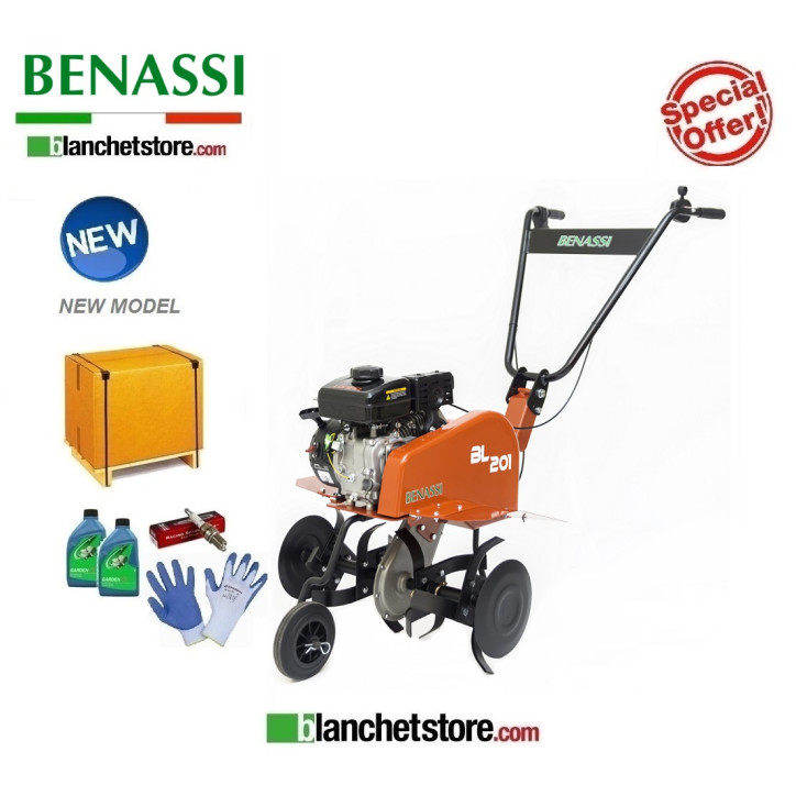 Motobineuse Benassi BL 202 moteur Loncin LC148F 80cc Fraise 60cm 2 vitesse (1av +1ar)