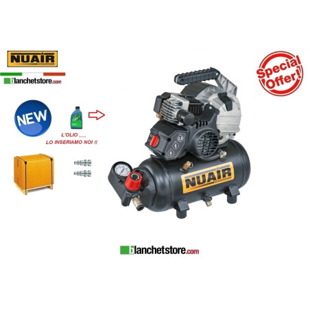 copy of Compressore elettrico NUAIR New Vento- 200/8/6 1.5 HP 6lt 220V