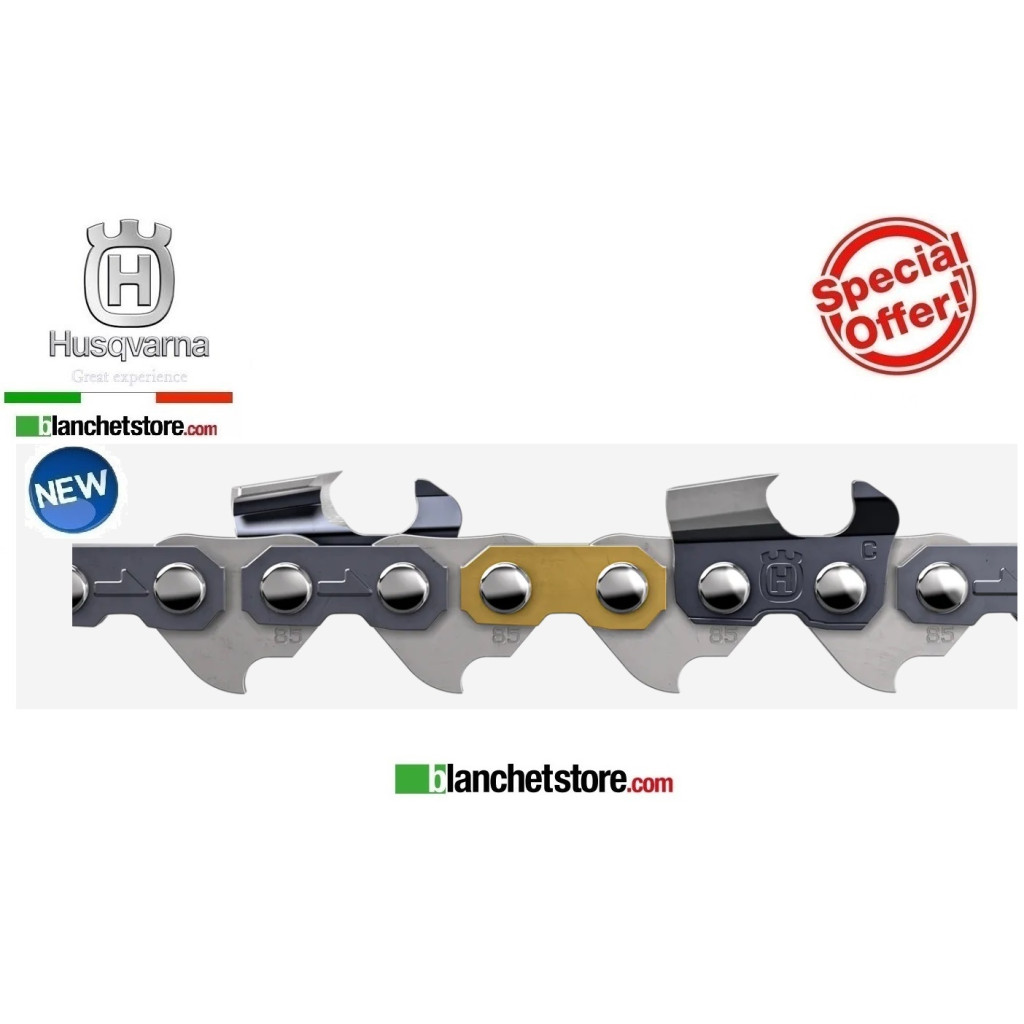 Chaîne de tronçonneuse Husqvarna X-Cut™ C85 3/8" 1,5 mm 72DL 3/8 Canal 1,5 5816266-72