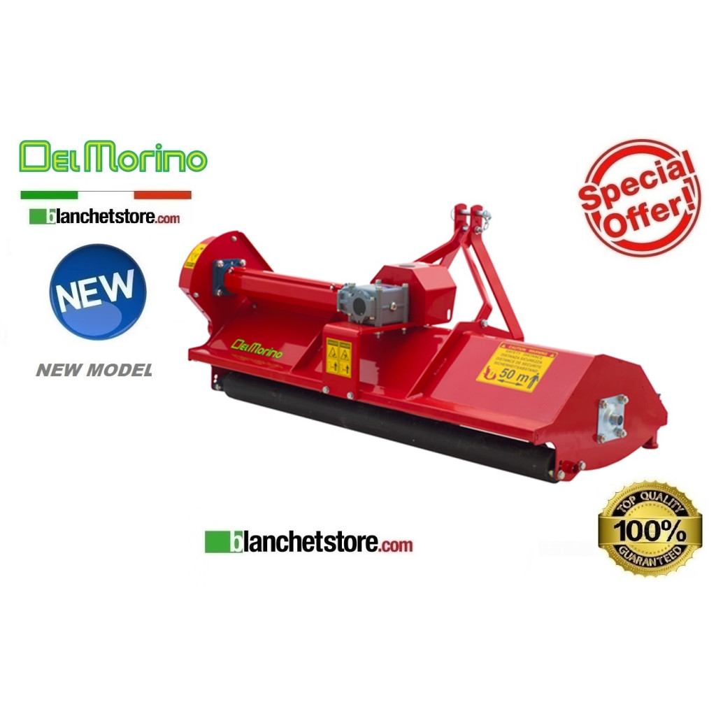 DEL MORINO FUNNY 158 M FIXED SHREDDER FOR TRACTOR 12-30HP 158 CM - HAMMER