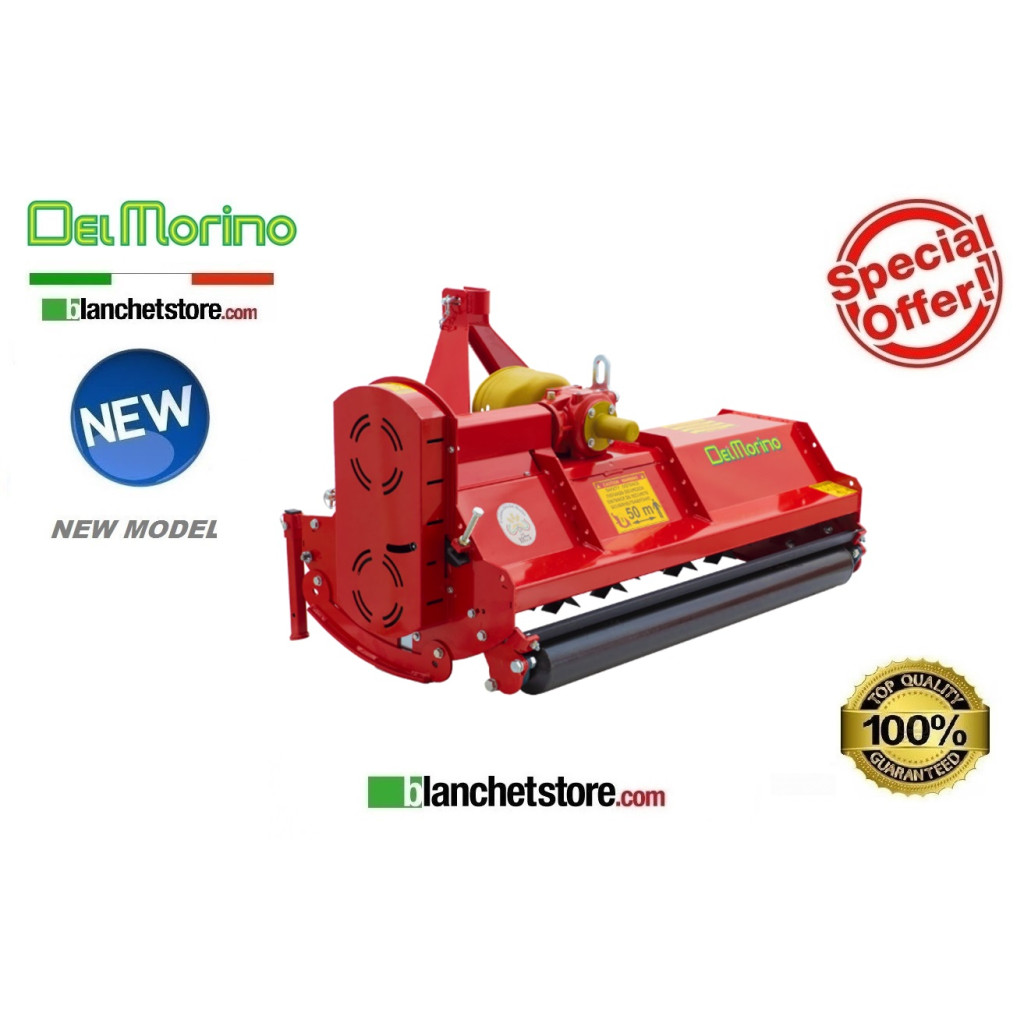 DEL MORINO FLIPPER 80 C FIXED SHREDDER FOR TRACTOR 15-70HP 80 CM - KNIFE