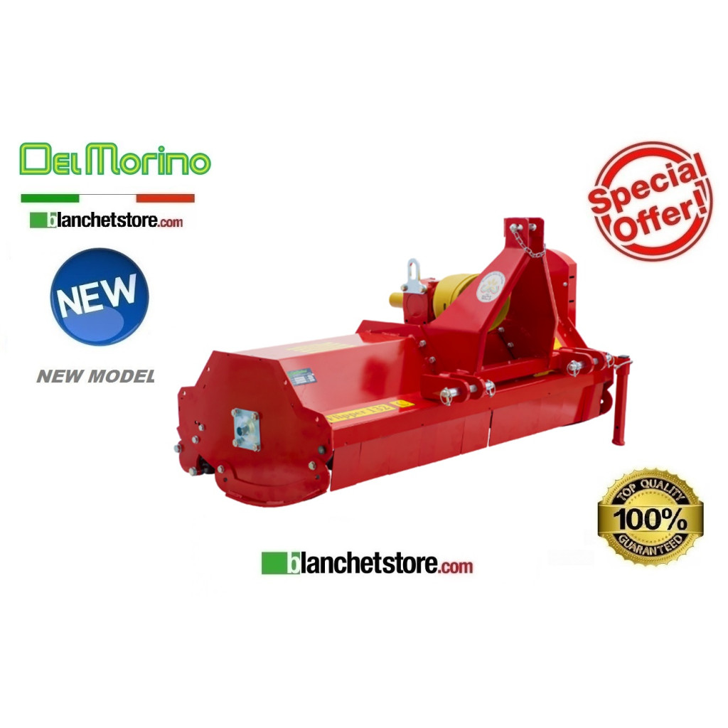 DEL MORINO FLIPPER 158 C FIXED SHREDDER FOR TRACTOR 15-70HP 158 CM - KNIFE