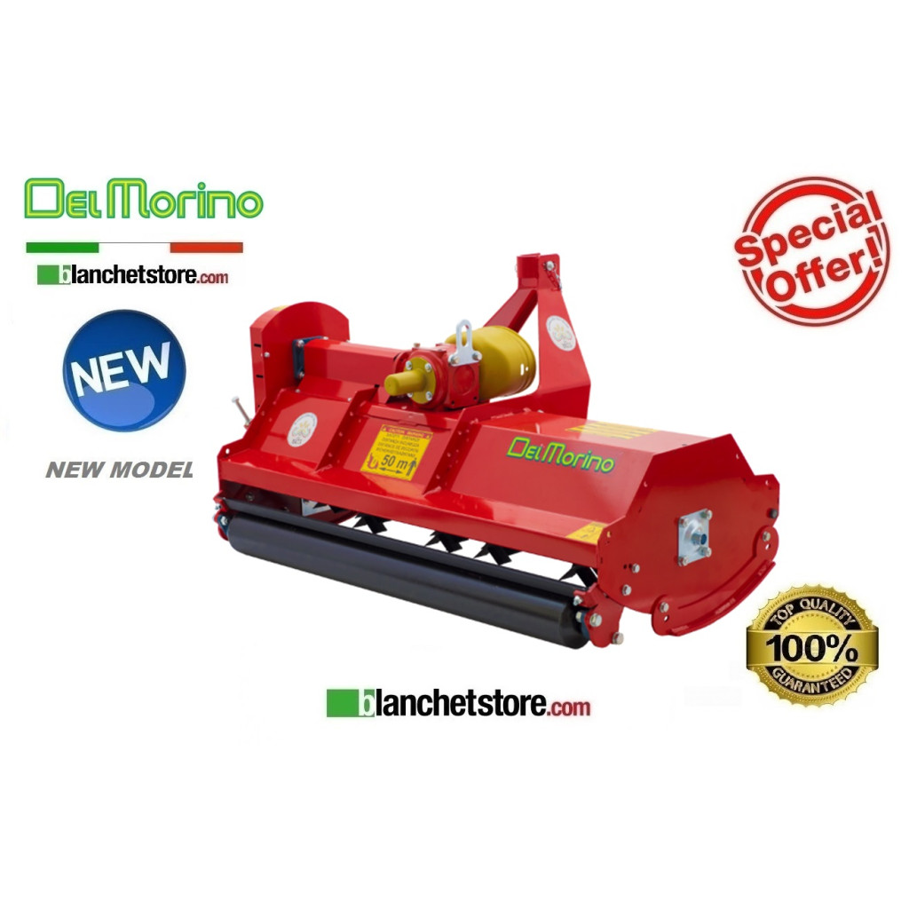 DEL MORINO FLIPPER 158 C FIXED SHREDDER FOR TRACTOR 15-70HP 158 CM - KNIFE