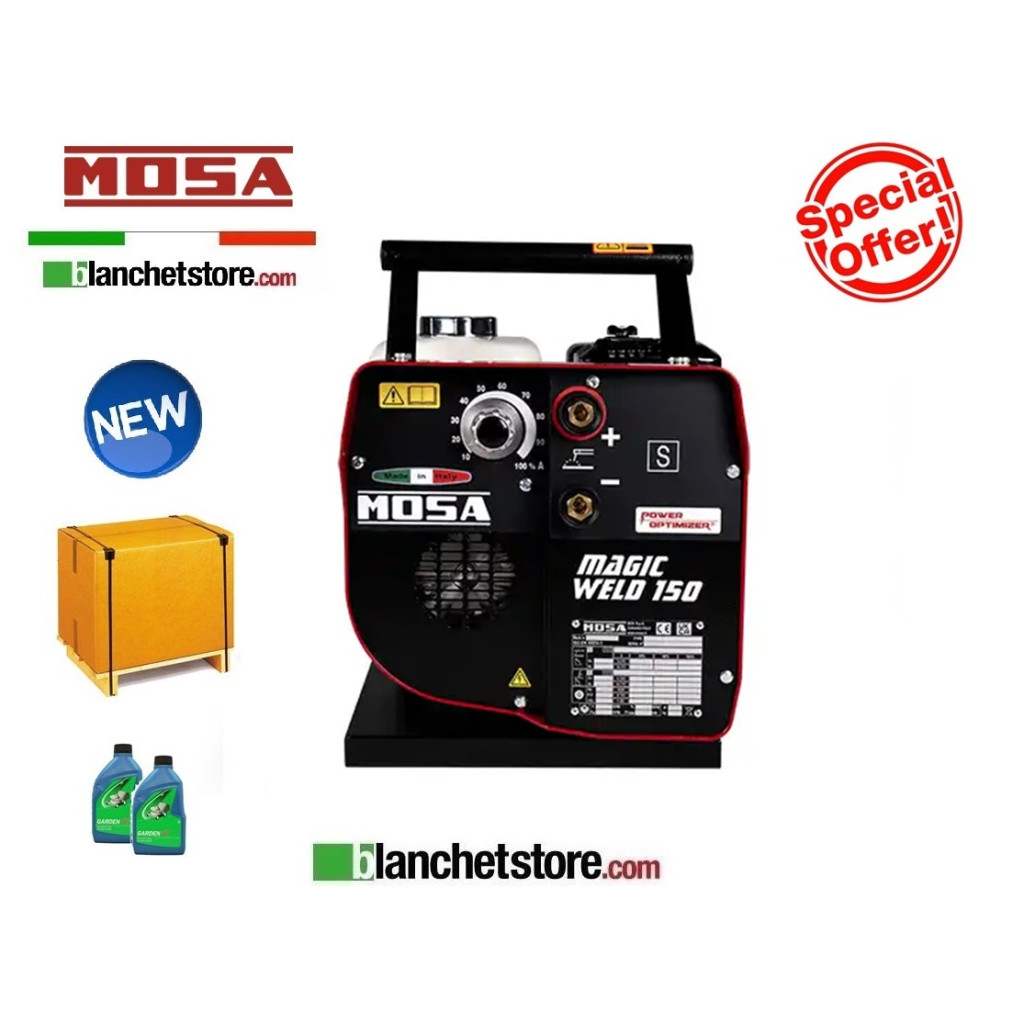 Welder generator Mosa New Magic Weld 150 Honda GX200