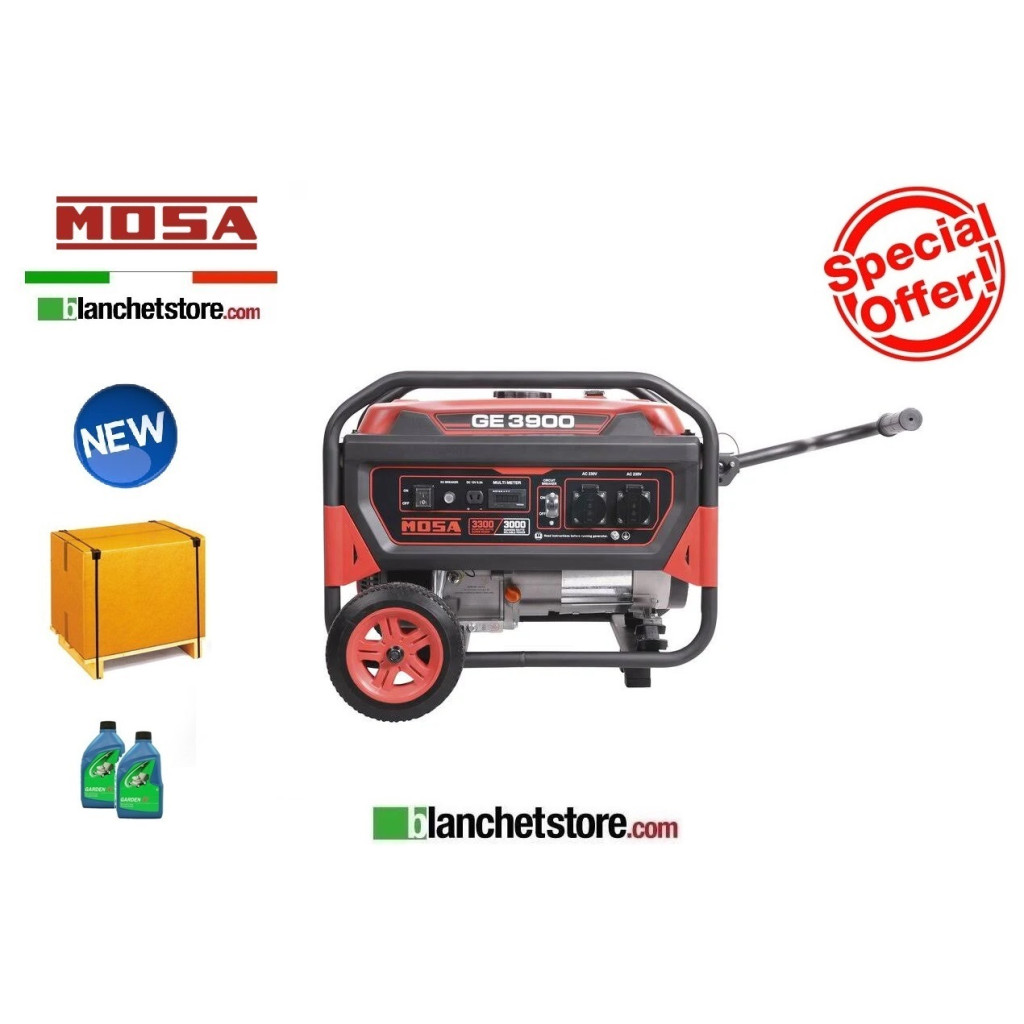 Mosa generator generator GE 3900 Engine Gasoline GK 225 Launcher Start