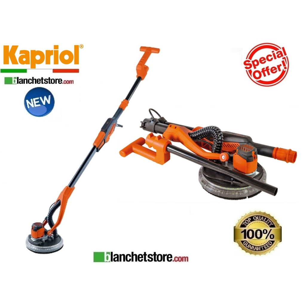 PONCEUSE POUR PLAQUE DE PLATRE KAPRIOL KSWB 400 BRUSCHLESS 225 MM 400 WATT 220VOLT