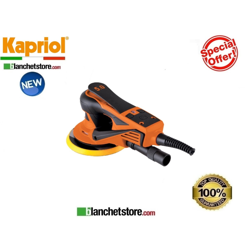 LEVIGATRICE PER CARTONGESSO KAPRIOL KOSB 350 BRUSHLESS 150MM 350WATT 220VOLT