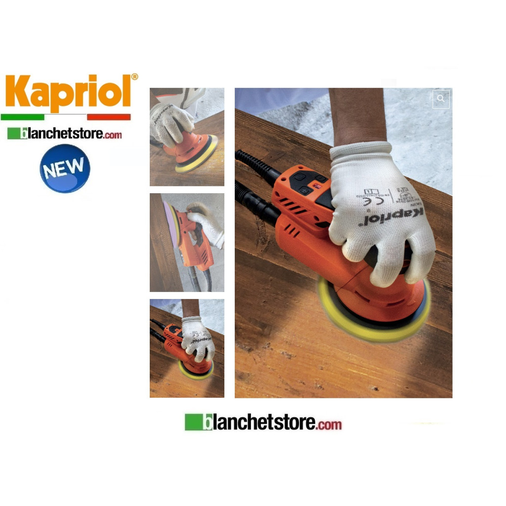 LEVIGATRICE PER CARTONGESSO KAPRIOL KOSB 350 BRUSHLESS 150MM 350WATT 220VOLT