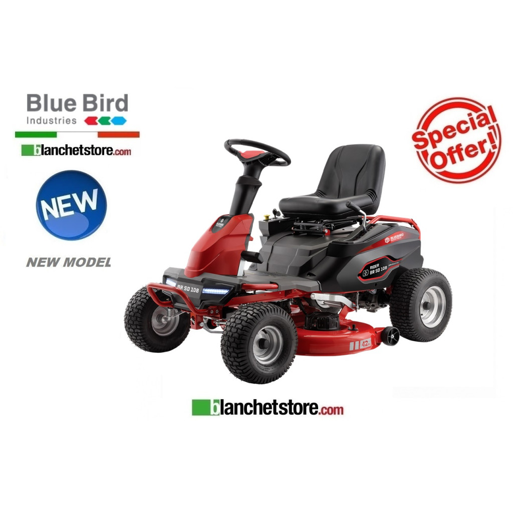 Trattorino Rider Bluebird BR SD 98 48V-75A/H Elettrico Taglio 98cm 1350Watt  888550