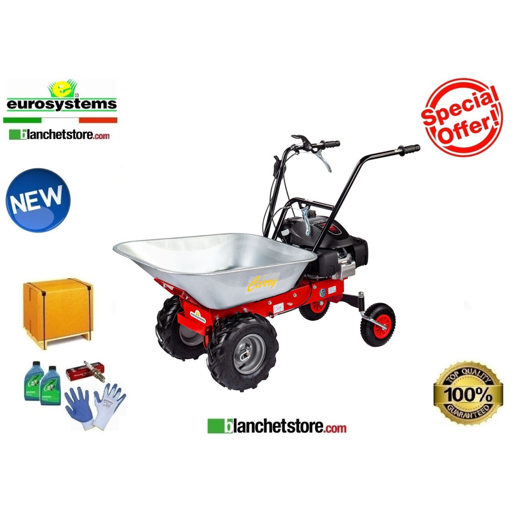 Motocarriola con ruote Eurosystems Carry motore Honda GCVx 170 Trazionata 920000510