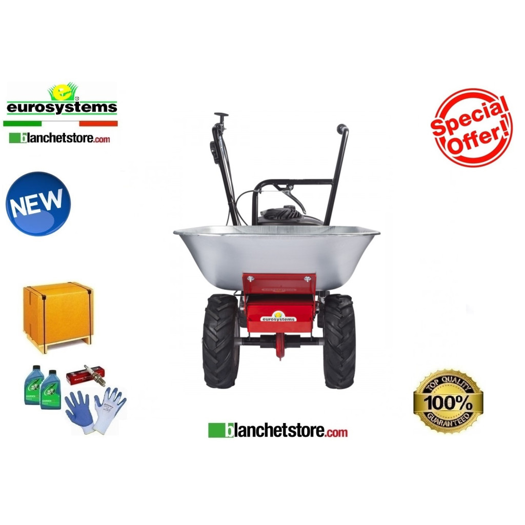 Motocarriola con ruote Eurosystems Carry motore B&S 450E trazionata 920000300