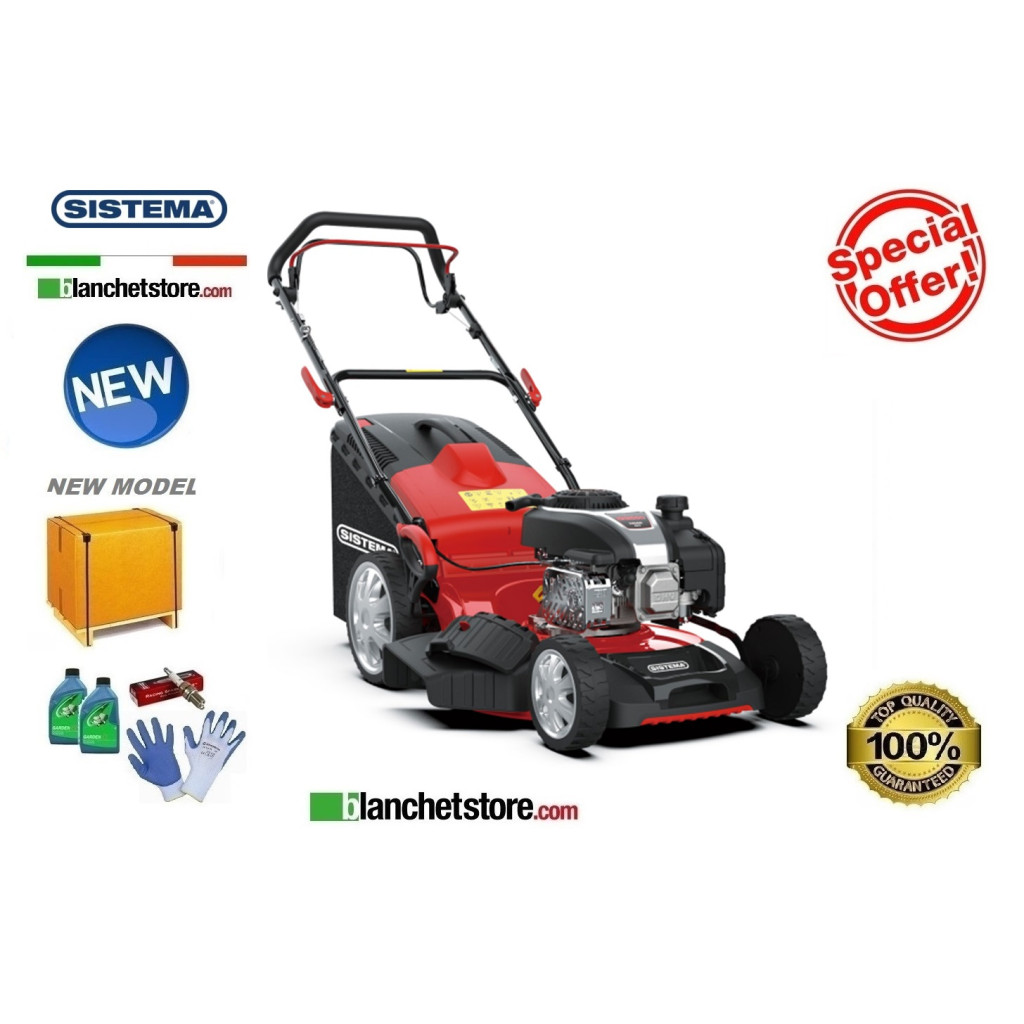 Rasaerba a scoppio Sistema SPL-TR 460-131 Trazionato  Motore DG500 131cc