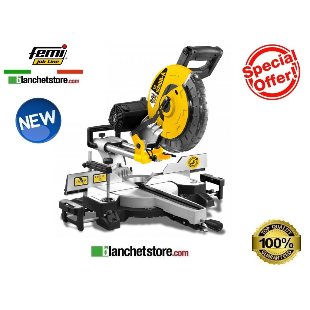 RADIAL MITER SAW FEMI TR 1030 DB/A JOB LINE 2000Watt 220Volt