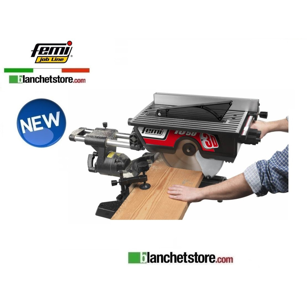 Troncatrice Radiale Femi 1050 3D -LASER- PROFESSIONALE disco 305 1800Watt 220Volt