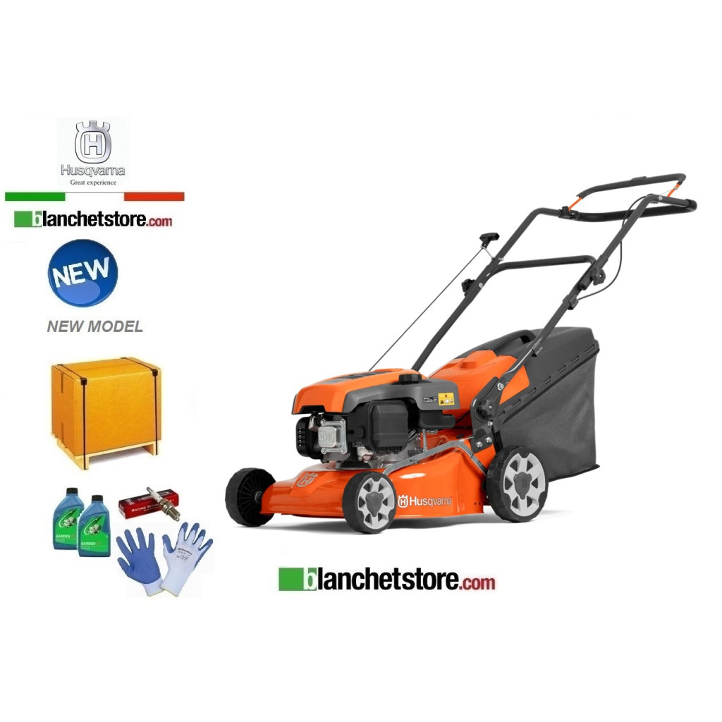 Lawn mower Husqvarna LC 140 P engine Husqvarna HS 123A Self- Pusch cut 40cm - New Model