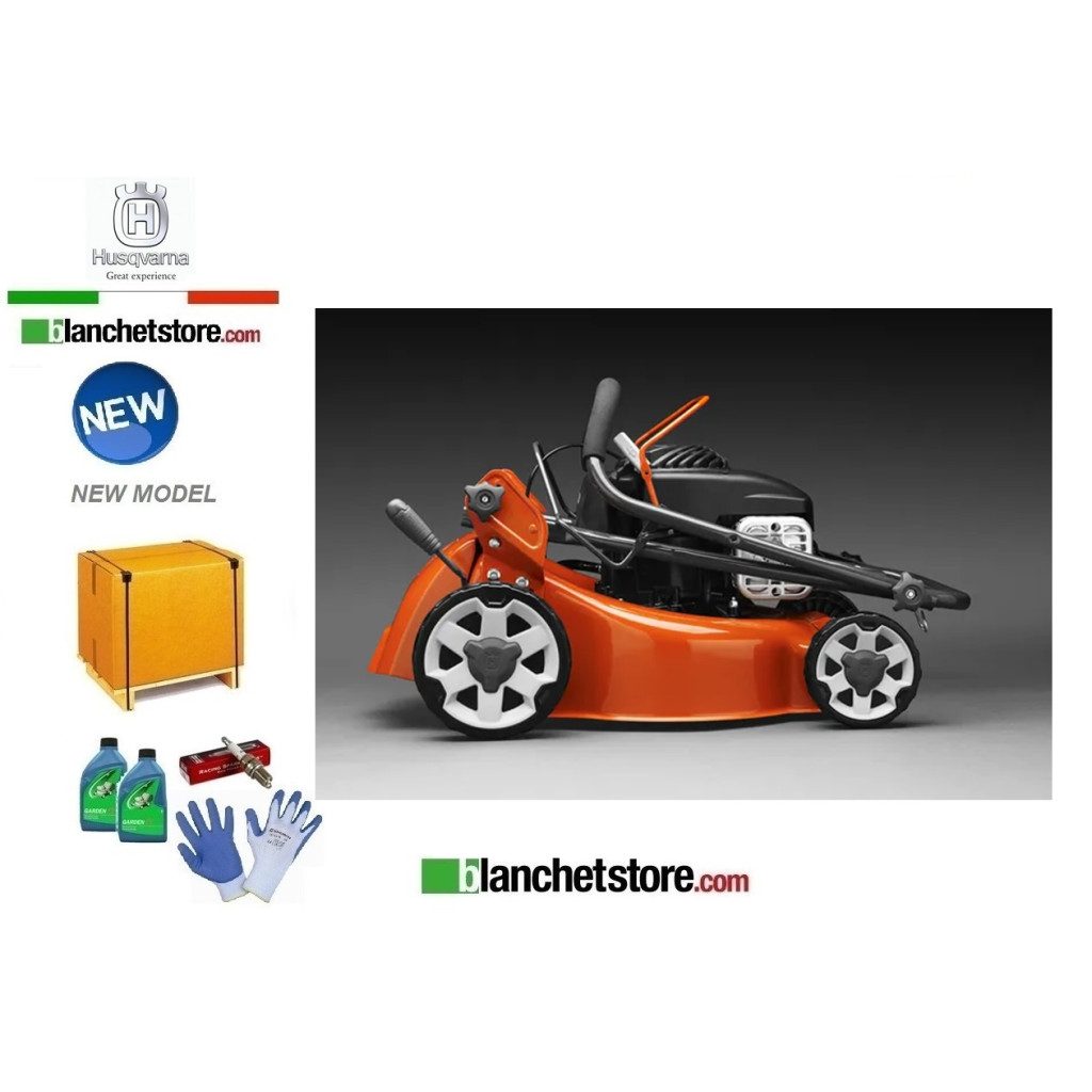 Lawn mower Husqvarna LC 140 P engine Husqvarna HS 123A Self- Pusch cut 40cm - New Model